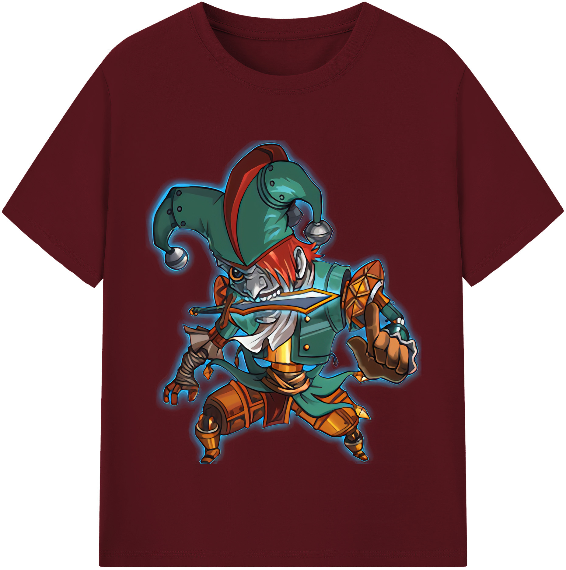 リーグ・オブ・レジェンド League of Legends LOL 綿100％半袖Tシャツ（フロントプリント）